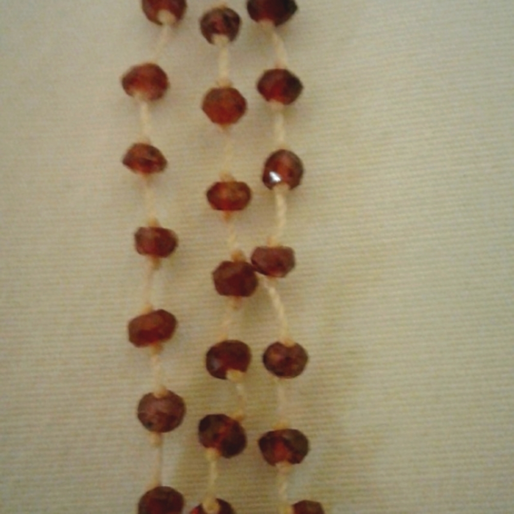 STUNNING RED GARNET BRACELET - Picture 4 of 6
